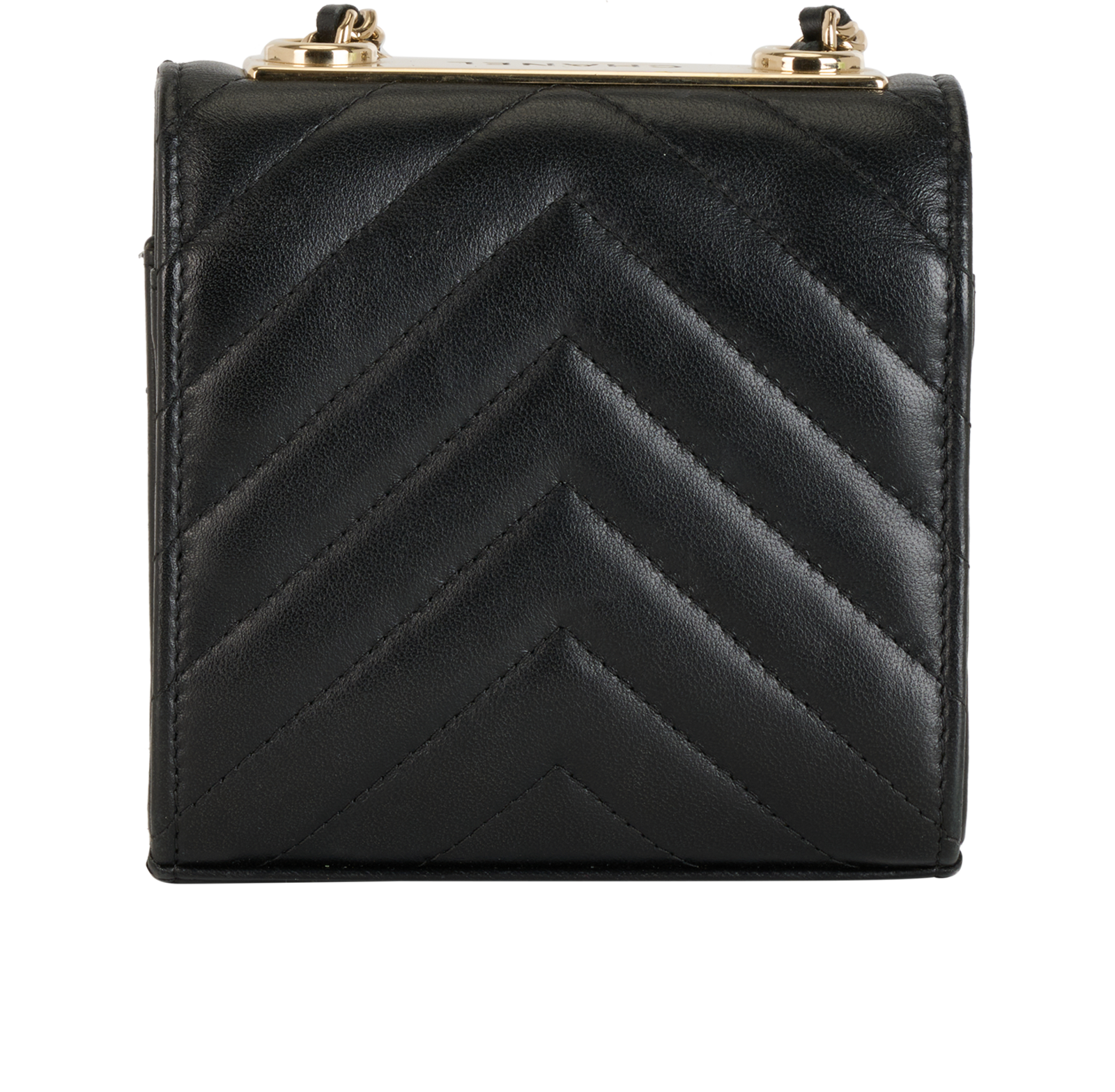 Mini Trendy CC, &pound;2,100, Handbags, Black, Leather, Back view